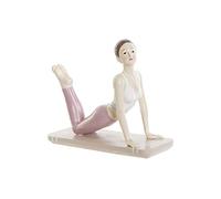 DKD Home Decor Figurine décorative Rose Yoga Scandi 16 x 6 x 13 cm