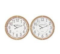 DKD Home Decor Horloge Murale, Couleur: Multicolore, Standard