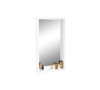 DKD Home Decor Miroir Mural Bois Blanc Maisons (36 x 4 x 60 cm)