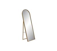 DKD Home Decor Miroir Mural Naturel Verre Bois MDF Scandi 45 x 4 x 140 cm