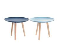 DKD Home Decor Table auxiliaire, Pin,Bois MDF, Standard