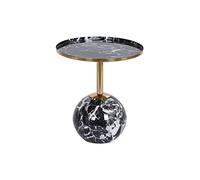 DKD Home Decor Table d'appoint 41 x 41 x 47 cm Noir Doré Fer