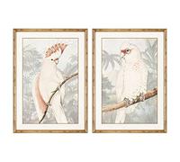 DKD Home Decor Tableau de la marque Perroquet (50 x 2 x 70 cm) (2 pièces) (Référence : S3018213)