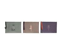 DKD Home Decor Trousse de Toilette Marron Vert Bordeaux Toile Yoga 31 x 1 x 21 cm (3 unités)