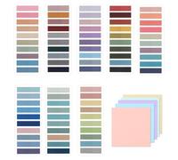DKDDSSS 1850 Pièces Marque Page Adhesif - 8 Styles Multicolore Sticky Notes pour Livre, Annotation Pratique - Marque Page Transparent et Postite pour une Lecture Facilitée