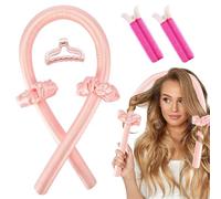 DKDDSSS Boucle Sans Chaleur, Bigoudis Cheveux, Velours Heatless Hair Curlers, Bandeau de Tige de Heatless Curling Rod Headband, Rouleau à Cheveux, Coiffure Bricolage