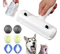 DKDDSSS Brosse Anti Poils Animaux Chat Chien, Brosse Ramasse Enlève, Rouleau à Poils d'animaux, Ramasse Poils, Rouleau Anti Poil pour Vetement, Canapé, Voiture, Lit, Tapis