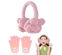 DKDDSSS Cache-oreilles Filles, Enfants Cache Oreilles, Couvre-Oreille en Peluche, Cache-oreilles en Peluche Hiver, Mignon Oreilles de Lapin Cache-oreilles Chaud D'hiver pour Enfants
