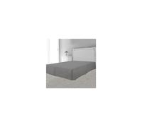 dkdo Cache sommier Plateau 3 Plis 160 x 200 cm - Différents Coloris - Gris