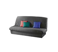 dkdo Housse clic-clac + Bande à Socle - Essentiel - Anti Tache - Anthracite