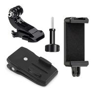 DKE&YMQ Appareil Photo de Sport Carte Fente Sac à Dos Clip Photographie Clip Casquette pour gopro13 12 11 Max2 / DJI action5Pro 4