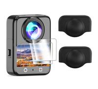 DKE&YMQ Couvercle du corps Objectif Etui de protection en silicone Film de protection de l'écran pour DJI OSMO360