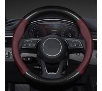 DKEECT Couvre Volant Voiture, pour Citroen DS3 2010-2019 Respirante Antidérapante Confortable Moelleuse Durable Élastique Housse de Volant,B-Type O