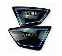 DKEKE 1Pair Right & Gauche Cadre Cover Couvertures Panneaux Fit for Suzuki GN 125 GN125 Noir ou Rouge DKEKE (Color : Black)