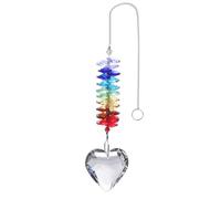 Dkh411 Mémorial pour chien Taille S pour la perte de chien en cristal Attrape-soleil pour chien Inscription Be Reavement Gi Ft S pour la perte de chiens chats pêche cœur flocon de neige coloré Dkh411