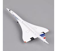 DKHOUN 1:400 Concorde Model Air France Concorde Passenger Aircraft Model Simulation Produit Fini pour Static Display Collection Gift