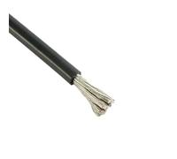 DKIUYGWZ Câbles résistants à la Chaleur Noirs Rouges 28 26 24 22 22 20 18 16 14 12 10 8 6 4 3 0AWG Fils électriques compatibles avec Le Panneau Solaire Automobile(Black)