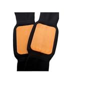 DKJAHSEK 2 pièces hiver chaud laine cachemire jambières manches épais polaire doublé genouillères orthèse soutien garde protecteur longues enveloppes thermiques(Black-Velvet,L)