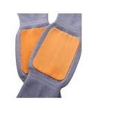 DKJAHSEK 2 pièces hiver chaud laine cachemire jambières manches épais polaire doublé genouillères orthèse soutien garde protecteur longues enveloppes thermiques(Medium Gray-Velvet,XX-Large)
