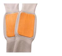 DKJAHSEK 2 pièces hiver chaud laine cachemire jambières manches épais polaire doublé genouillères orthèse soutien garde protecteur longues enveloppes thermiques(Camel-Velvet,L)