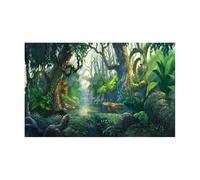 DKJAHSEK Autocollant adhésif 3D for Fond d'aquarium, décor sous-Marin for Aquarium, Autocollant for de forêt(Color2,50x80cm)