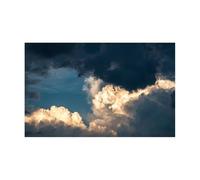 DKJAHSEK Autocollant de Fond d'aquarium, décorations en PVC, Accessoires Forme Nuage(Color2,50x80cm)