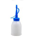 DKJAHSEK Bouteilles applicateurs de pointe précision en plastique, 4 pièces, bouteilles à presser d'aiguille for colle artisanale, récipient distribution d'encre d'alcool(9 X 3.5 X 3.2 blue)