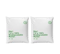 DKJAHSEK Enveloppes de courrier Express biodégradables, 100 pièces, Sacs, Emballage Livraison écologique, Pochette Transport en Plastique scellée(28x42cm(Use28x38cm))