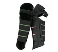 DKJAHSEK Genouillères Chaudes for Moto, Chauffe-Jambes, genouillères de Protection for, Coupe-Vent, Hiver, extérieur, Cuir PU, imperméable