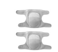 DKJAHSEK Genouillères Souples et réglables for Hommes Femmes, Protection des Genoux for Volley-Ball, Football, Danse, Yoga, Tennis, Course à Pied, Cyclisme(2Pcs Gray,L)