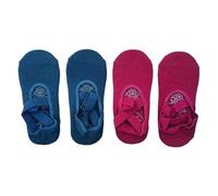 DKJAHSEK Lot de 2 paires chaussettes yoga for femmes, ballet, pilates, danse, sport, respirantes, en coton pour Danse, Ballet, Fitness Spor(Style 2)