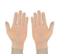 DKJAHSEK Lot de 2 paires gants en nitrile réutilisables et imperméables à haute température for la maison, cuisine, le nettoyage vaisselle pour le ménage, le nettoyage et la lessive(Orange)