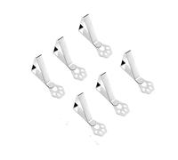 DKJAHSEK Pince Nappe Exterieur Pinces à Nappe en Acier Inoxydable, 6 pièces, Pinces for Couverture de Table, for Pique-Nique, Barbecue, décoration de fête, dîner(6pcs Paw Style)