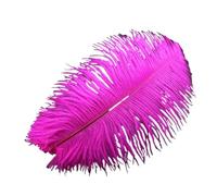 DKJAHSEK Plumes d'autruche colorées de 35 à 40 cm, Accessoires Bijoux Faire soi-même, décorations Mariage, Plumes pour Décoration de la Maison Décoration D'intérieu(Rose,50PCS)