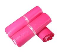DKJAHSEK Sac de courrier, enveloppe Express, Sacs Rangement, d'expédition, Pochette en Plastique PE Auto-adhésive, Sac d'emballage et(Rose Red,20X30cm 20pcs)