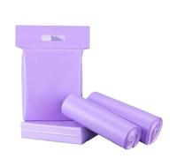 DKJAHSEK Sacs de courrier Portables Violets, 50 pièces, Emballage en Poly, Sac Express Auto-adhésif Plastique, Pochette Postale(38x52CM 50PCS)