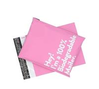 DKJAHSEK Sacs D'expédition Biodégradables, 50 Pièces, Sac Postal Express Rose Écologique, Pochette De Courrier Épaisse Auto-scellante(38x48x4cm 50PCS)