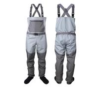 DKJAHSEK Waders Bootfoot Poitrine Cuissardes de pêche Respirant imperméable Wader for pêche à la Mouche Chasse SML XL XXL Accessoires de pêche(S)