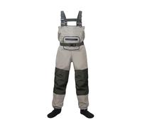 DKJAHSEK Waders Wader de pêche léger et Respirant, Pantalon de pêche à la Mouche, for Hommes et Femmes(L)