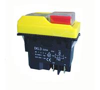 Dkld Dz04 4 broches étanche électromagnétiques commutateurs de bouton poussoir Start Stop commutateur pour meuler machine 250 VAC 8 (6) A