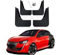 DKLIMA 4 pièces Bavettes Voiture pour Peugeot 208 II (Phase I, 2019) 2019 2023 Flaps Splash Fender Garde Boue Anti-éclaboussures Protection Avant Arrière Pare