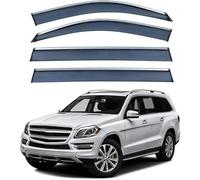 DKLIMA Lot de 4 déflecteurs d'air de voiture pour Benz GL 2013-2015, déflecteurs de pluie de porte, déflecteur d'air de fenêtre latérale, accessoires de voiture.
