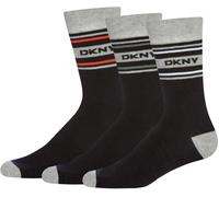 Dkny 3 Pack Mens Gift Socks Elmwood Noir Tailles 7 à 11 pour hommes Male