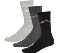 Dkny 3 Pack Mens Socks Black/Grey/Chrc Tailles 7 à 11 pour hommes Male