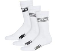 Dkny 3 Pack Mens Sport Socks Lacon Blanc Tailles 7 à 11 pour hommes Male