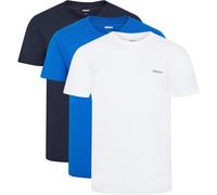 Dkny 3 Pack Short Sleeve Mens T-Shirts Giants Marine/Blanc/Bleu Très grand Male