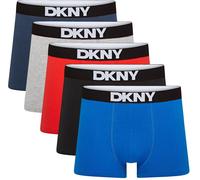 Dkny 5 Pack Mens Trunks Walpi Blk/Gry/Red/Blu Moyen Male