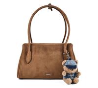 DKNY Amelie Sac à bandoulière Cuir véritable 33 cm brun