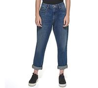 DKNY Boreum High Rise Flare Jeans, Délavé, 26 Femme