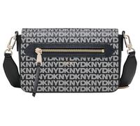 DKNY Bryant Ave Mid Flap Crossbody, Logo noir, Taille unique pour tous